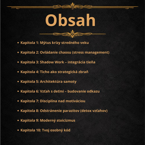 Kód ovládania – Sebaovládanie a psychologická dominancia zrelého muža + BONUS VNÚTRI